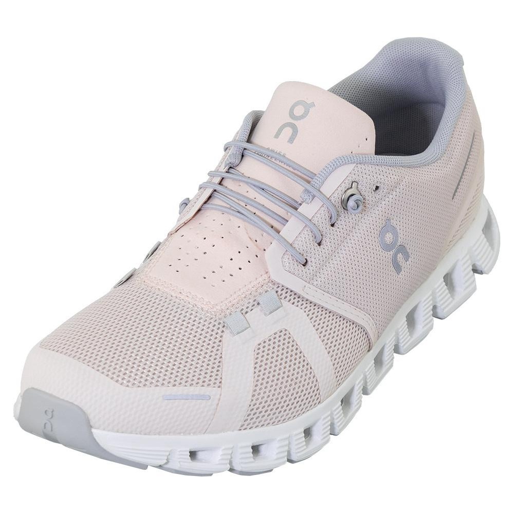 On Running Women's Sneakers in Light Pink and Light Gray